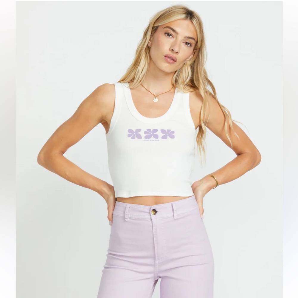 BILLABONG Small / Medium
Block Party Crop Tank In Salt Crystal
Purple Hibiscus